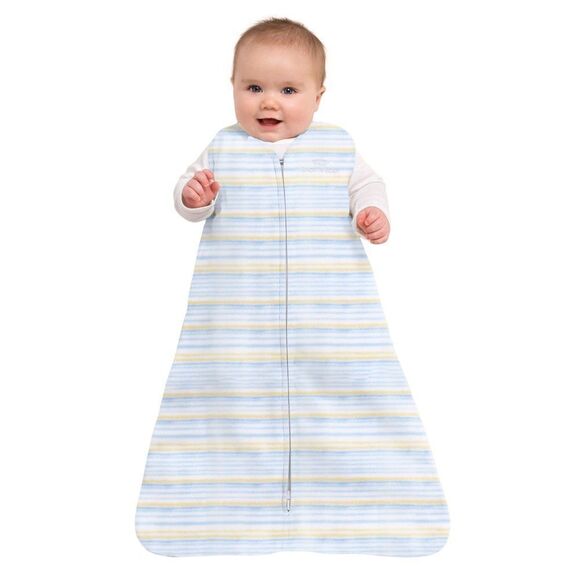 Set of 2 Halo Wearable Blanket Sleep Sack 100% COTTON | BLUE 0-6 months - Picture 1 of 4